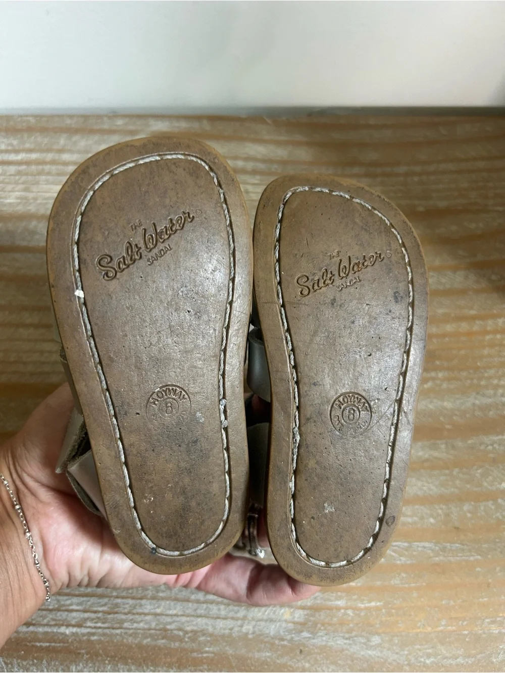 Salt Water Sandals by Hoy classic salt